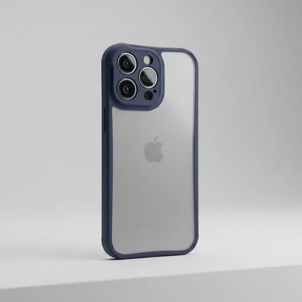 Transparent_Iphone_Case_With_Soft_Blue_Edge_Anti_Yellow_Case_Iphone_15_Pro_Max