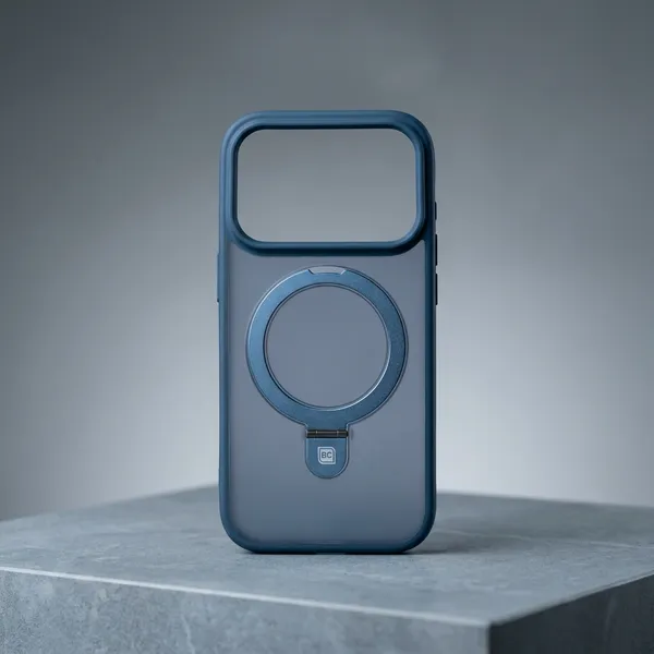 Translucent_Phone_Case_With_Metal_Ring_Stand_Blue_Iphone_17_Pro_Max