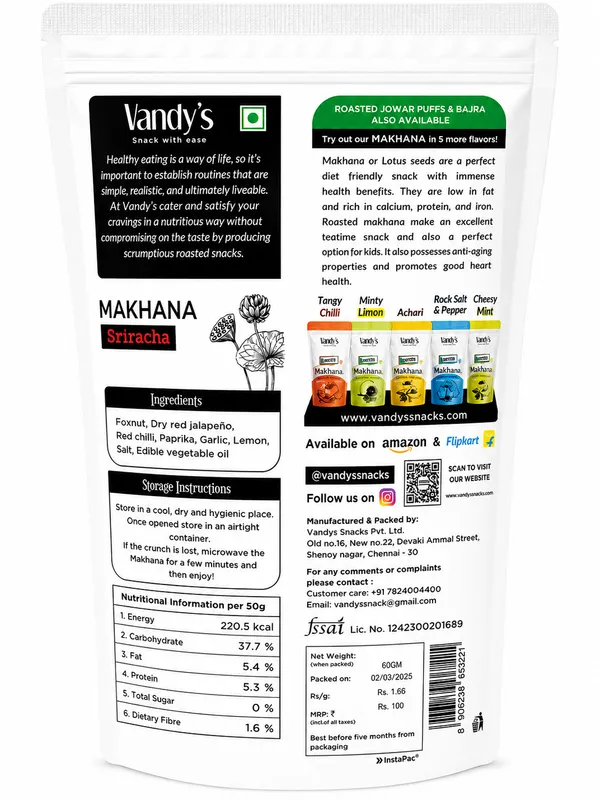 Vandy'S_Sriracha_Roasted_Makhana_(Pack_Of_5_)