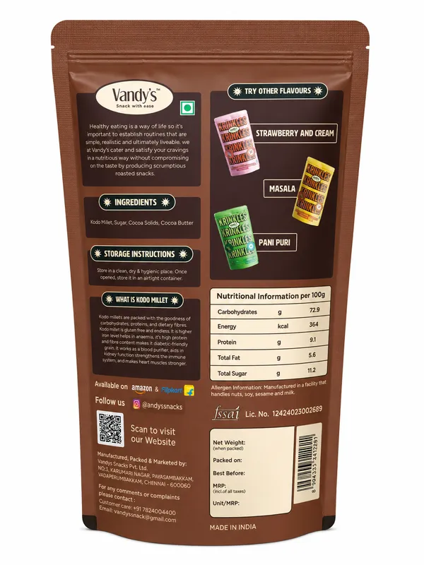 Vandy'S_Chocolate_Kodo_Millet_Krinkles_(Pack_Of_2_)