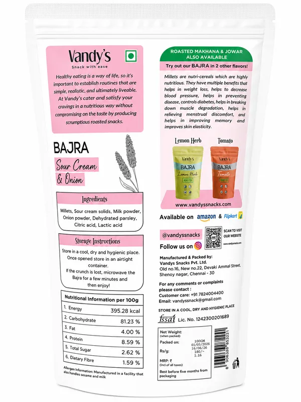 Vandy'S_Sour_Cream_&_Onion_Bajra_Millet_Snack_(Pack_Of_3_)