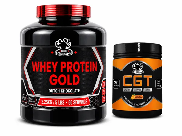 Bodysterone_CGT_Creatine_+_Glutamine_+_Taurine_(Pre-Workout)_100%_Whey_Protein_Gold__Pack_Of_2