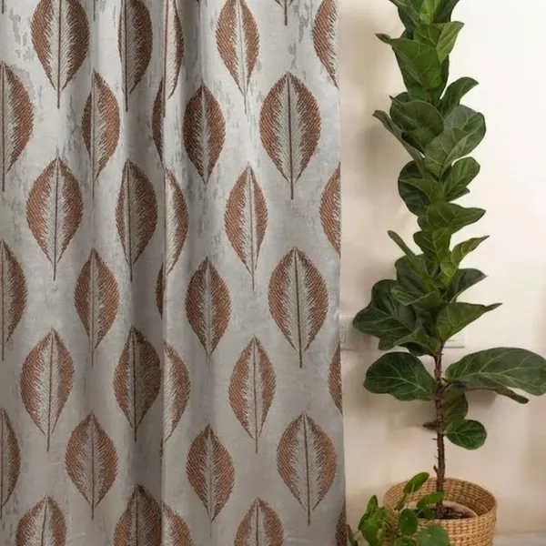 Brown_Leaf_Printed_7_Feet_Door_Curtain_|_Premium_Polyester_Eyelet_Curtain_for_Living_Room,_Bedroom_&_Home_Decor_|_Pack_of_1
