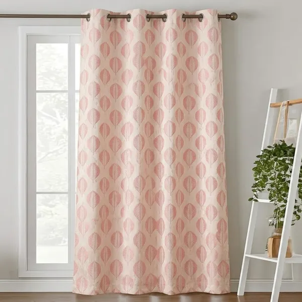 Premium_Pink_Leaf_Print_Door_Curtain_with_Eyelet_Rings_for_Living_Room_Bedroom_Balcony_Door_(7_Feet,_Pack_of_1)