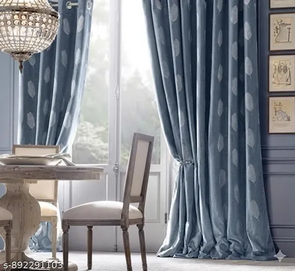Elegant_Dark_Grey_Leaf_Print_Eyelet_Door_Curtain_7_Feet_Polyester_Long_Door_Curtain_Room_Darkening_Modern_Home_Decor_Drapes