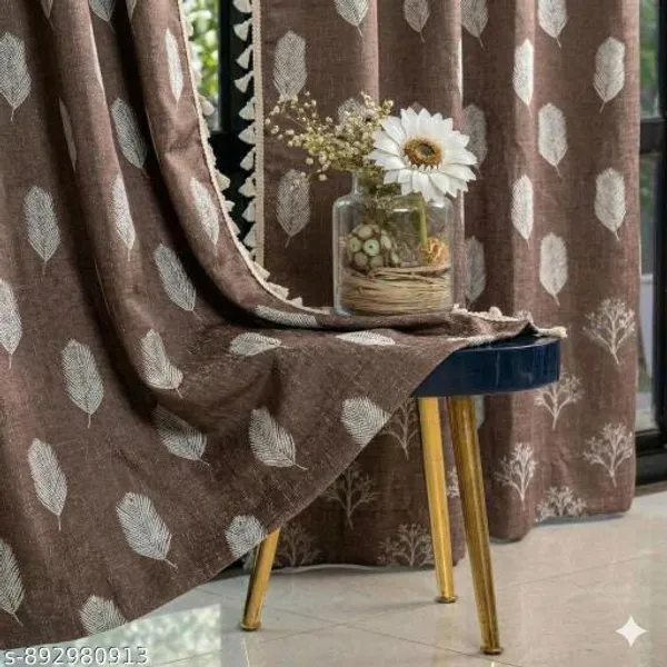 Stylish_Coffee_Brown_Tree_Print_Polyester_Door_Curtains_7_Feet_Premium_Eyelet_Curtains_For_Living_Room_Bedroom_Long_Door_Drapes_Pack_Of_4