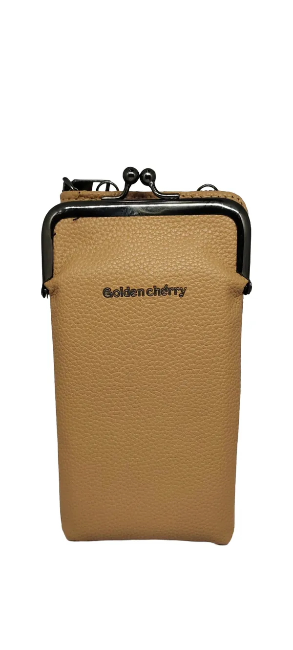 Golden_Pu_Leather_Premium_Crossbody_Phone_Wallet_Bag_For_Women