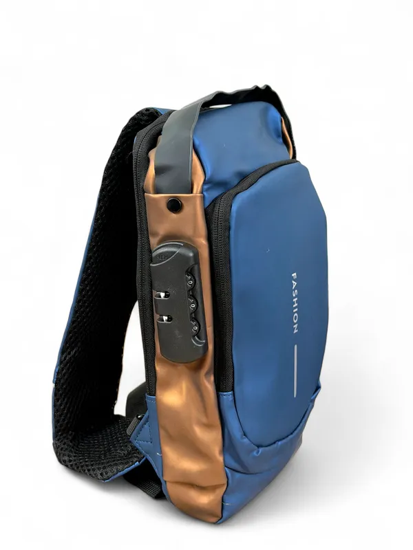 Blue_And_Brown_Pu_Leather_Premium_Waterproof_Sling_Bag_For_Women