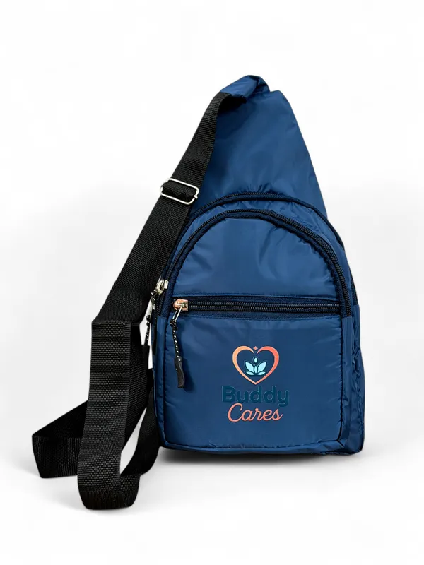 Blue_Polyester_And_Aluminum_Foil_Premium_Sling_Bag_For_Women