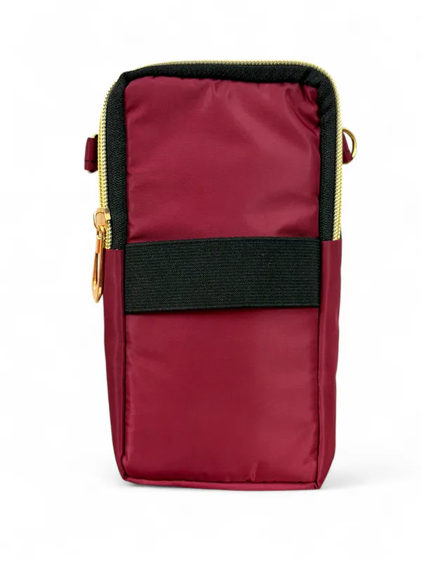 Maroon_Canvas_Premium_Phone_Pouch_For_Women