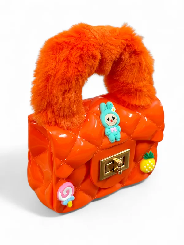 Orange_Polyester_Premium_Handbag_For_Kids