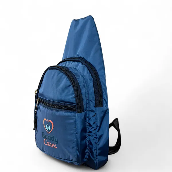 Blue_Polyester_And_Aluminum_Foil_Premium_Sling_Bag_For_Women