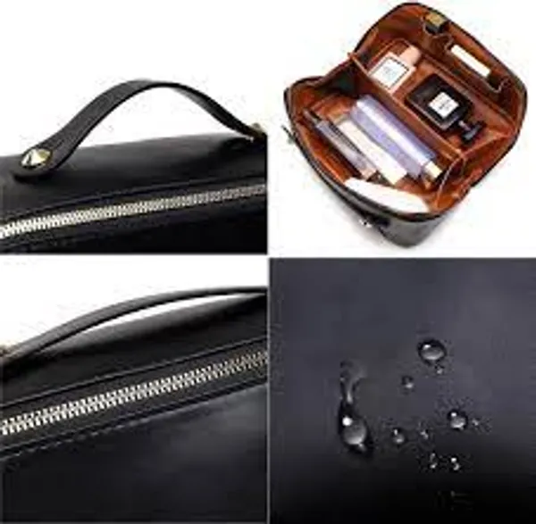 Black_Polyester_Premium_Makeup_Cosmetic_Organizer_Pouch_Bag_For_Women