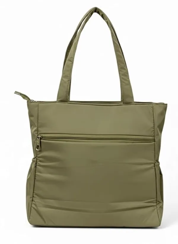Olive_Green_Canvas_And_Polyester_Premium_Tote_Bag_For_Women