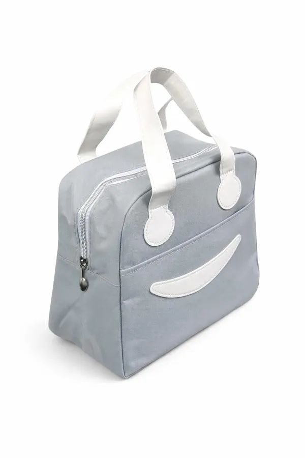 GREY_Polyester_And_Aluminum_Foil_Premium_Lunch_Bag_For_Women
