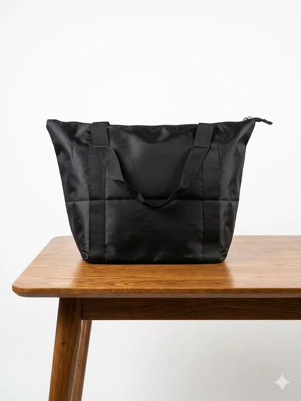 Black_Pu_Leather_Premium_Expandable_Tote_Bag_For_Women