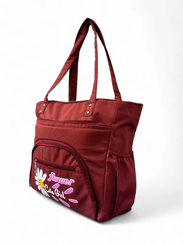 Maroon_Canvas_Premium_Shoulder_Tote_Bag_For_Women