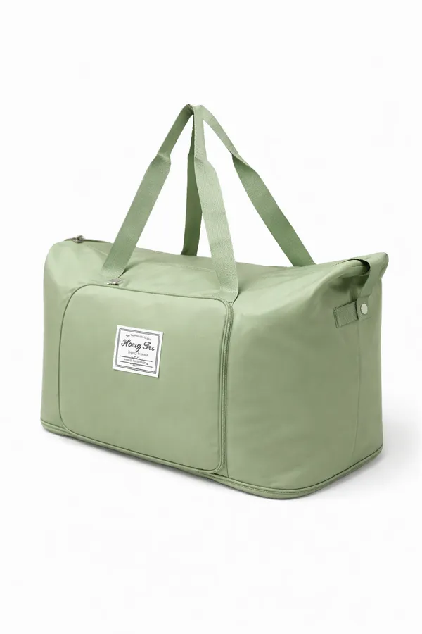 Sage_Green_Polyester_Premium_Travel_Duffel_Bag_For_Women