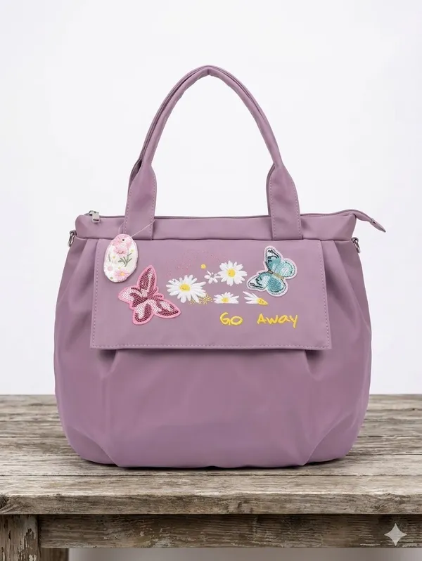 Pink_Polyester_Premium_Travel_Duffle_Bag_For_Women
