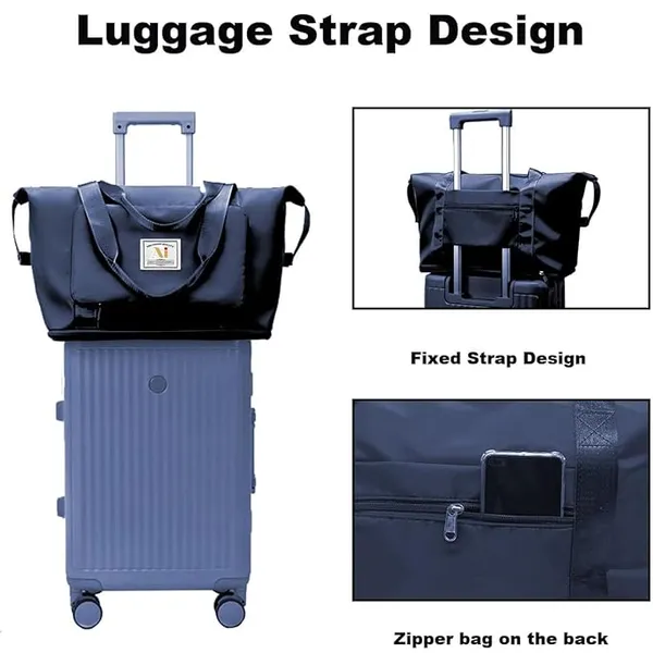 Navy_Blue_Polyester_Premium_Travel_Duffel_Bag_For_Women