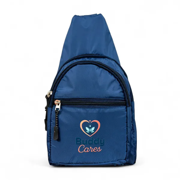 Blue_Polyester_And_Aluminum_Foil_Premium_Sling_Bag_For_Women