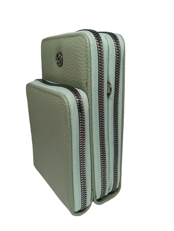 Green_Pu_Leather_Premium_Phone_Pouch_For_Women