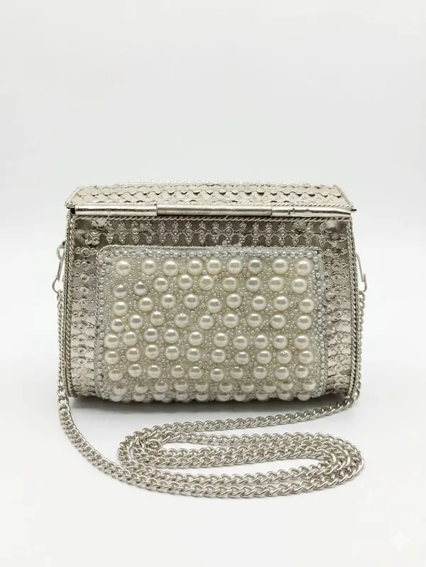 Pearl_White_Pu_Leather_Premium_Mini_Crossbody_Bag_For_Women