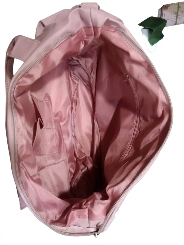 Pink_Polyester_Premium_Travel_Duffle_Bag_For_Women