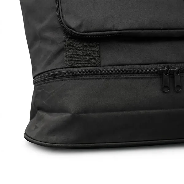 Black_Leather_Premium_Duffel_Gym_Bag_For_Women