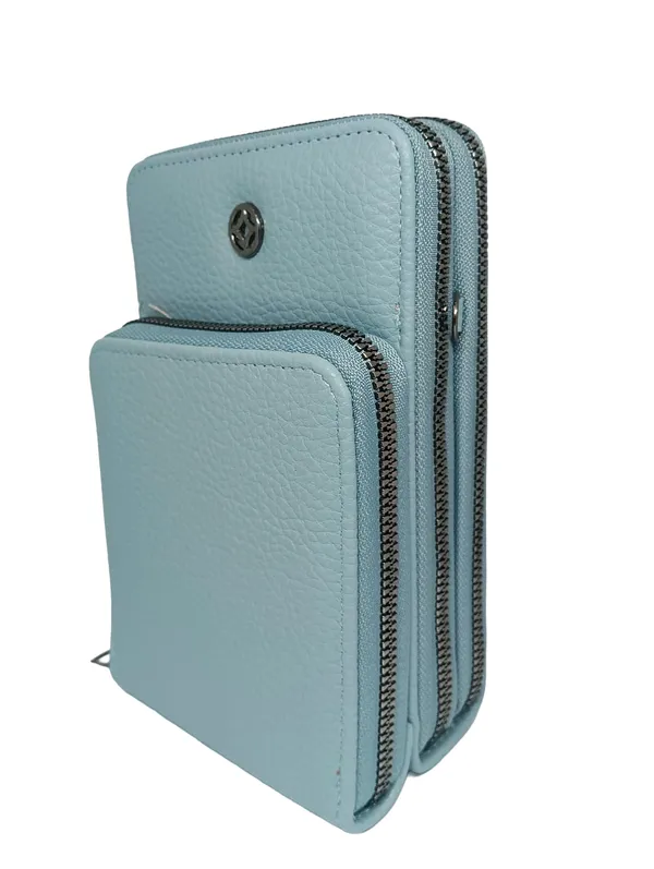 Light_Blue_Polyester_Premium_Crossbody_Phone_Wallet_For_Women