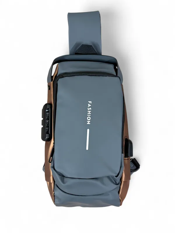 Dark_Grey_Nylon_Premium_Crossbody_Sling_Bag_For_Women