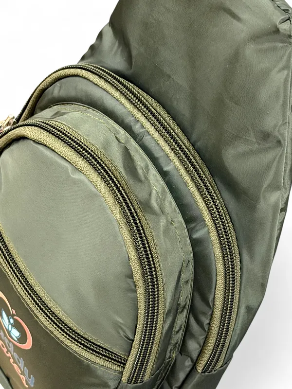 Olive_Green_Polyester_Premium_Sling_Backpack_For_Women