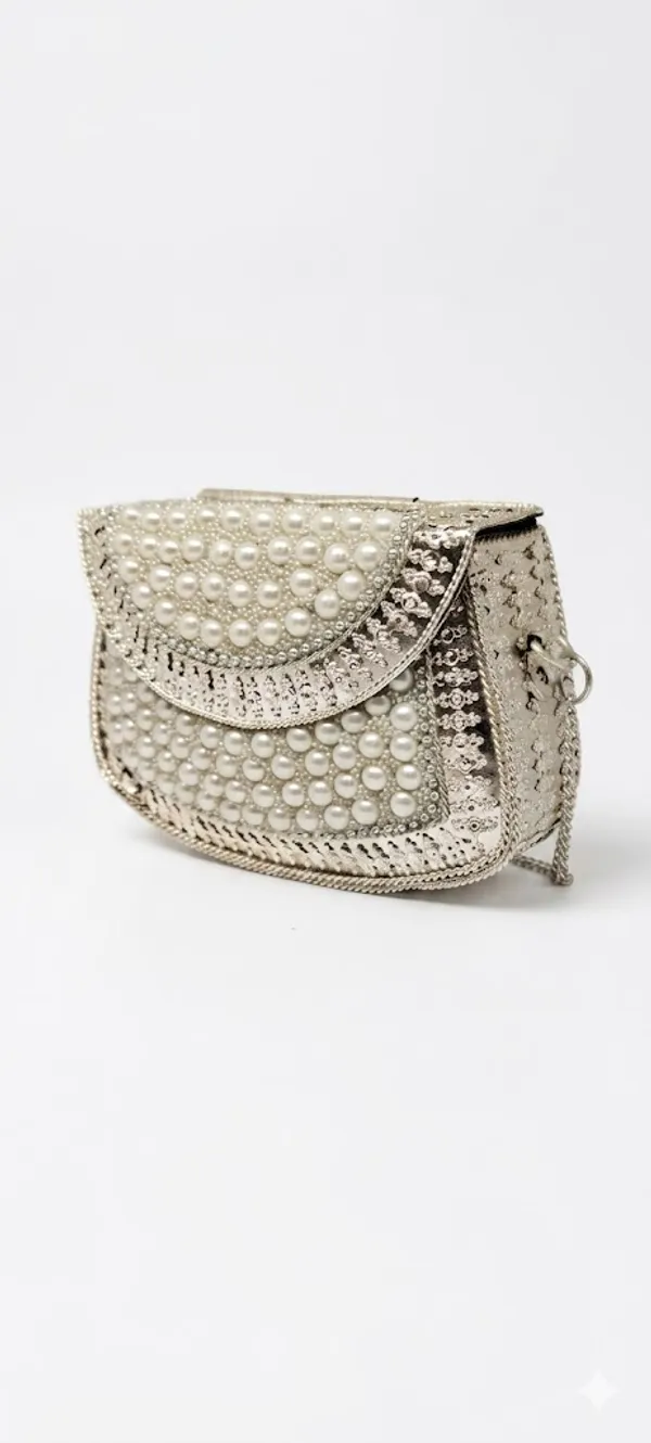 Pearl_White_Pu_Leather_Premium_Mini_Crossbody_Bag_For_Women