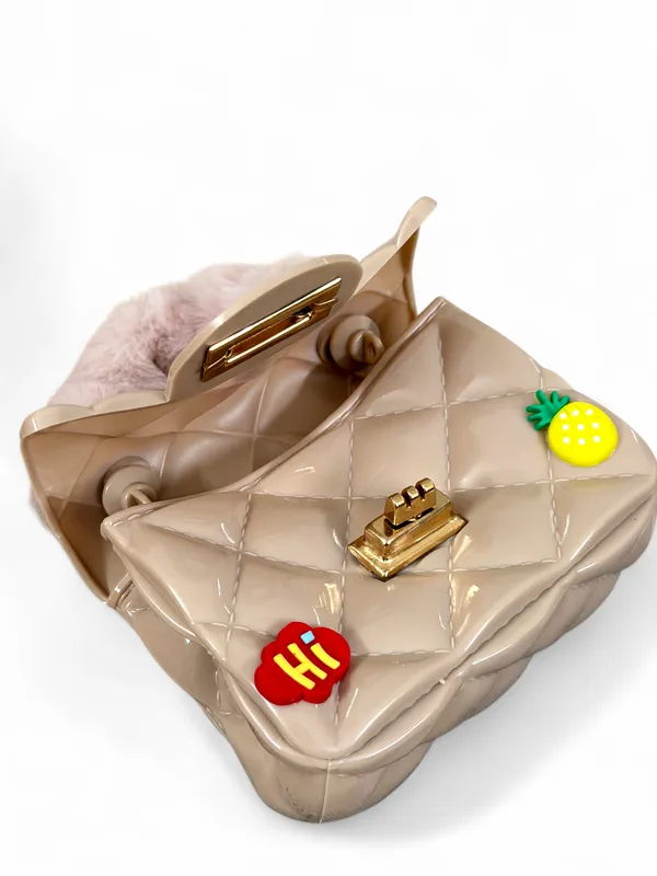 Beige_Pu_Leather_And_Faux_Fur_Premium_Handbag_For_Kids