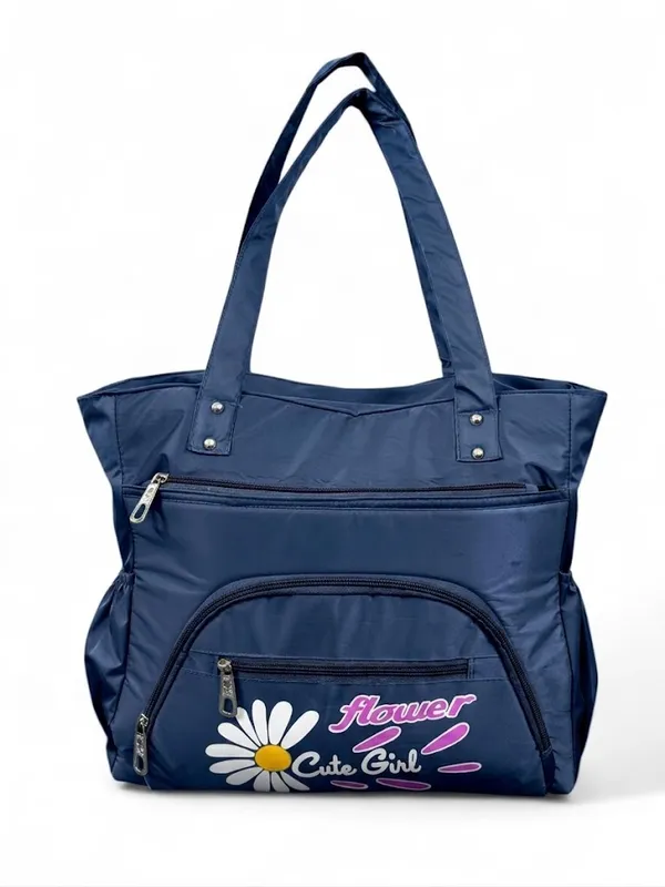 Navy_Blue_Pu_Leather_Premium_Tote_Bag_For_Women
