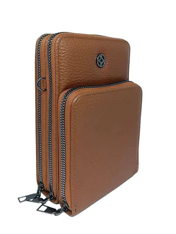 Tan_Brown_Leather_Premium_Phone_Pouch_For_Women