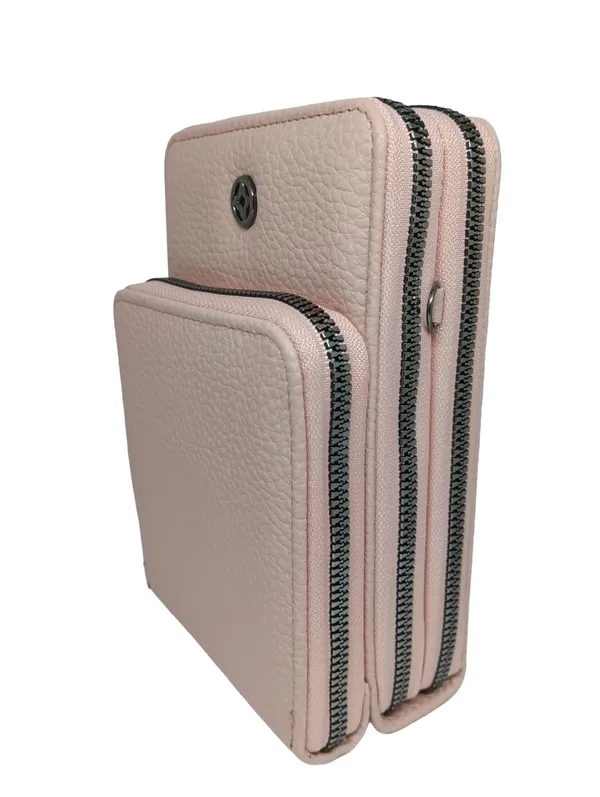 Pink_Pu_Leather_Premium_Phone_Bag_For_Women