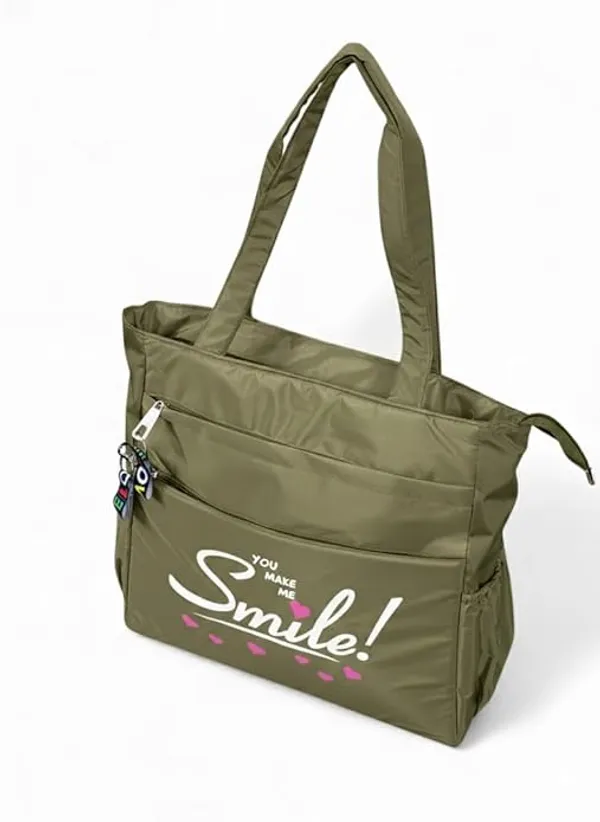Olive_Green_Canvas_And_Polyester_Premium_Tote_Bag_For_Women