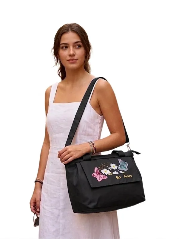 Black_Polyester_Premium_Tote_Bag_For_Women