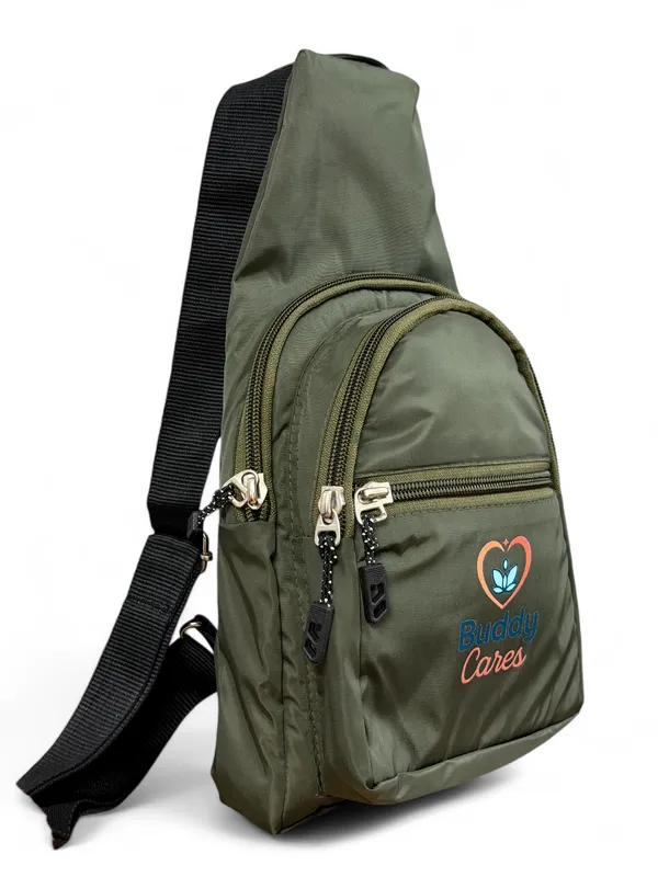Olive_Green_Polyester_Premium_Sling_Backpack_For_Women