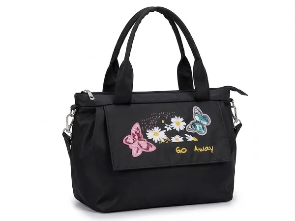 Black_Polyester_Premium_Tote_Bag_For_Women