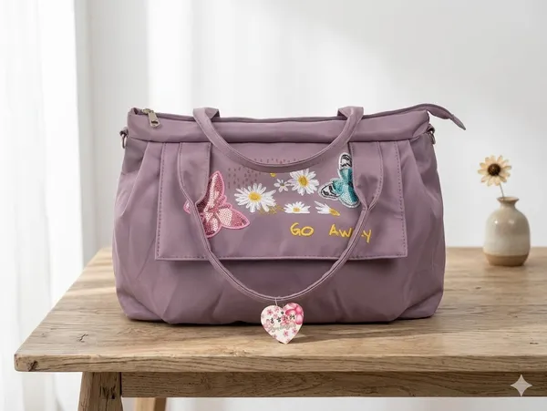 Lavender_Pu_Leather_Premium_Handbag_For_Women