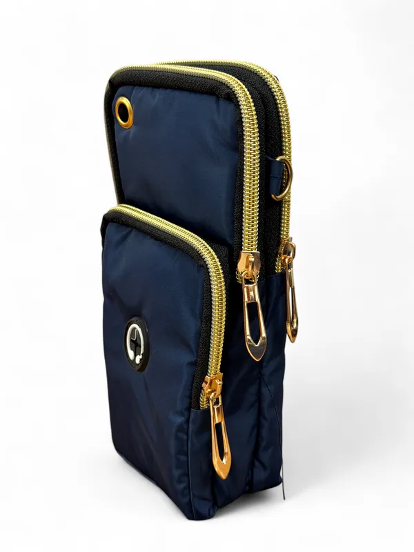 Navy_Blue_Pu_Leather_Premium_Phone_Pouch_For_Women
