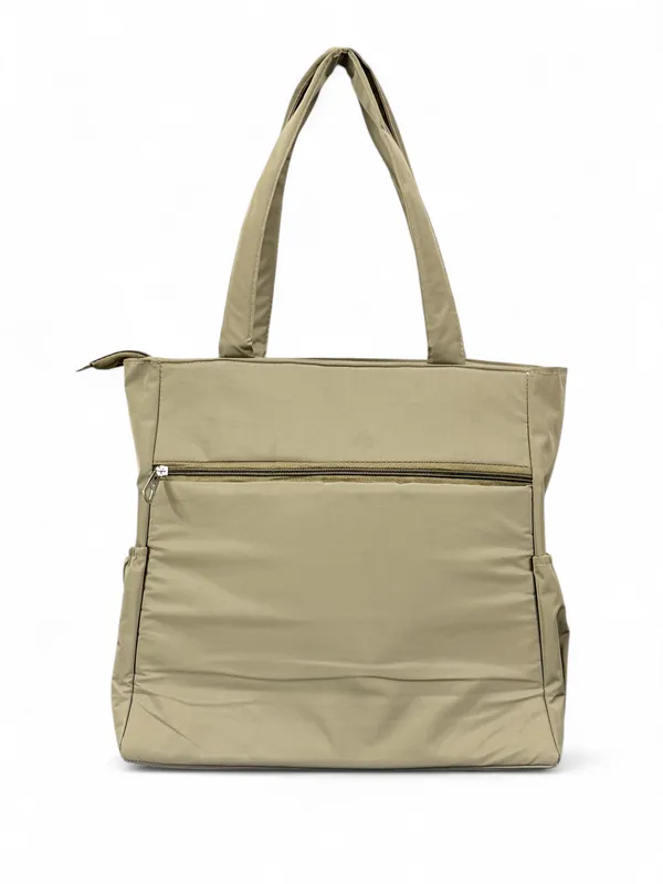 Olive_Green_Canvas_And_Polyester_Premium_Tote_Bag_For_Women