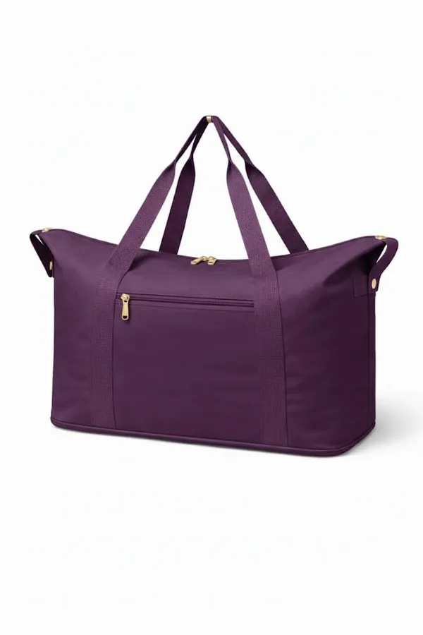 Purple_Polyester_Premium_Travel_Duffel_Bag_For_Women