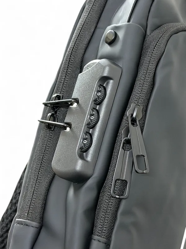 Dark_Grey_Nylon_Premium_Crossbody_Sling_Bag_For_Women