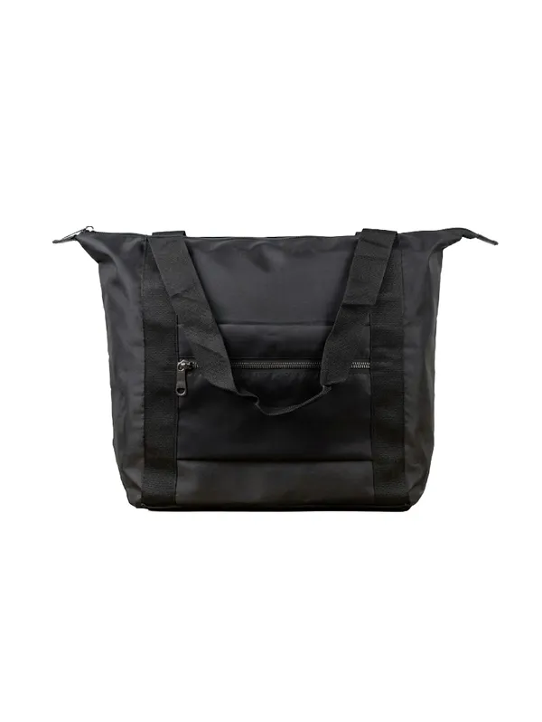 Black_Pu_Leather_Premium_Expandable_Tote_Bag_For_Women