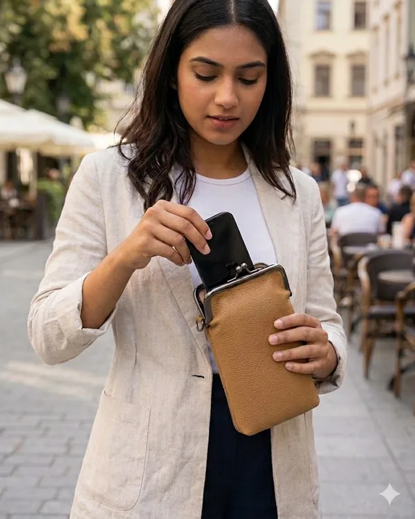 Golden_Pu_Leather_Premium_Crossbody_Phone_Wallet_Bag_For_Women