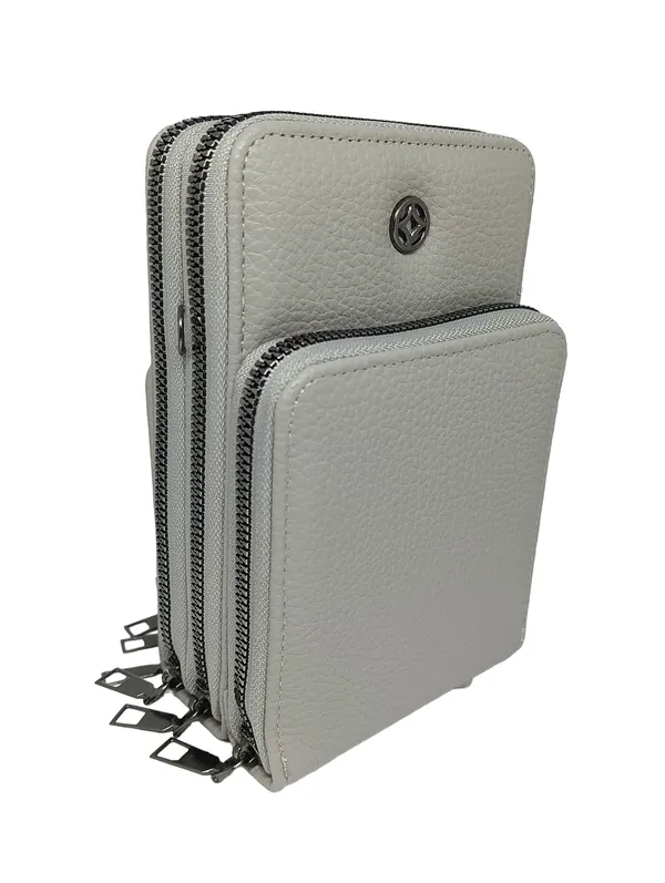 Grey_Polyester_Premium_Crossbody_Phone_Bag_For_Women