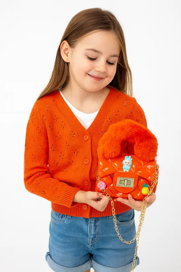 Orange_Polyester_Premium_Handbag_For_Kids
